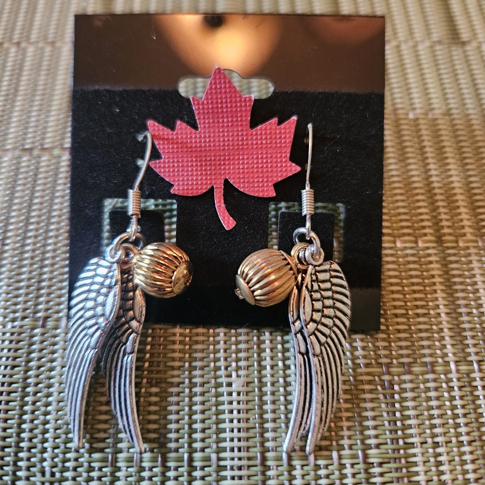 Harry Potter Golden Snitch Earrings